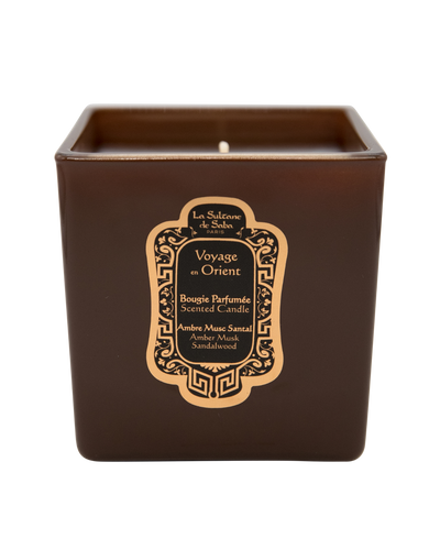 Scented Candle 200g - Amber Musk Sandalwood Fragrance