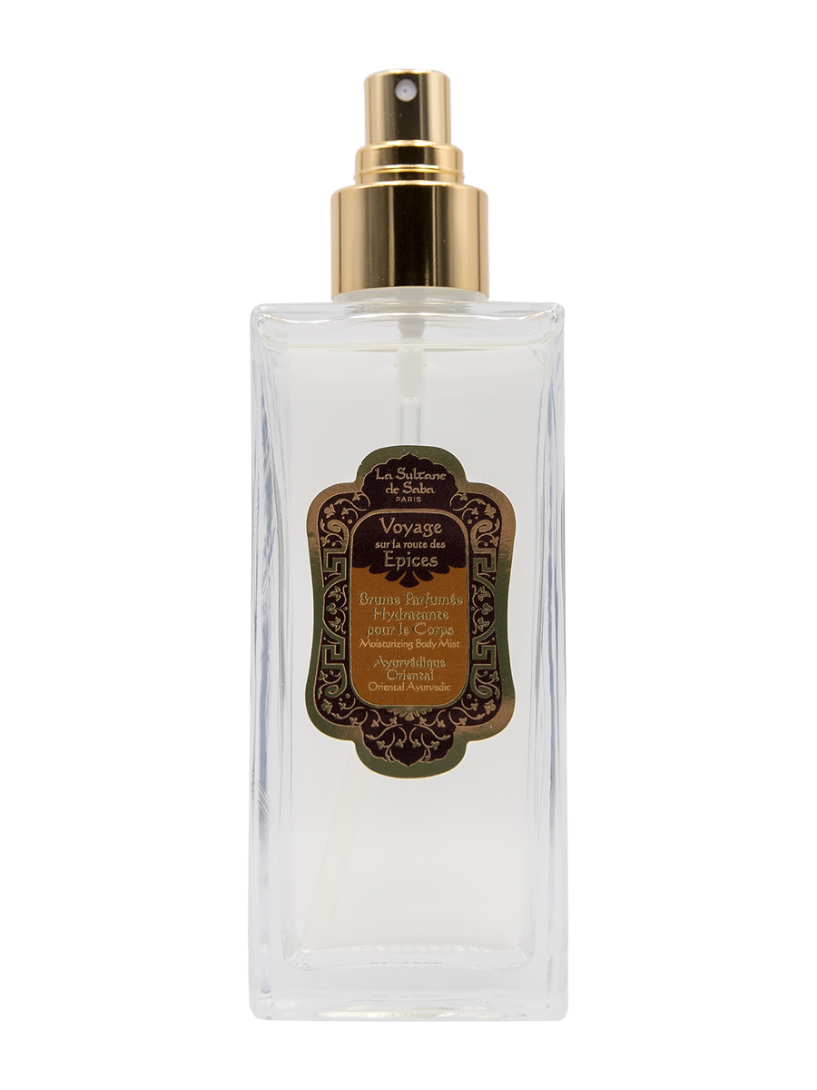 Brume Parfumée La Sultane De Saba - Musc, Encens, Vanille - Hydratante Pour Corps Et Cheveux 200ml