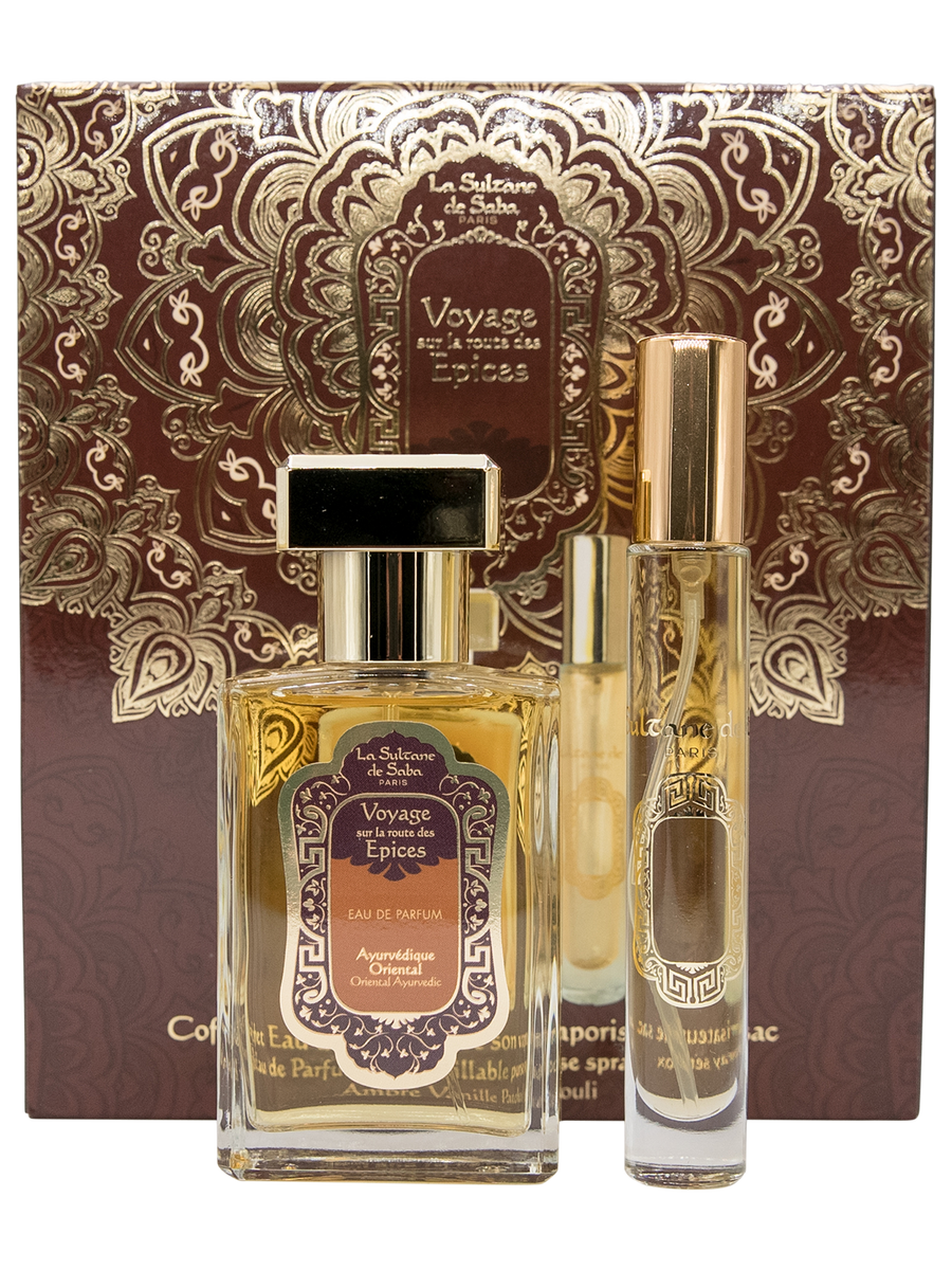 Perfume Gift Set - Oriental Ayurvedic Amber Vanilla Patchouli Fragrance
