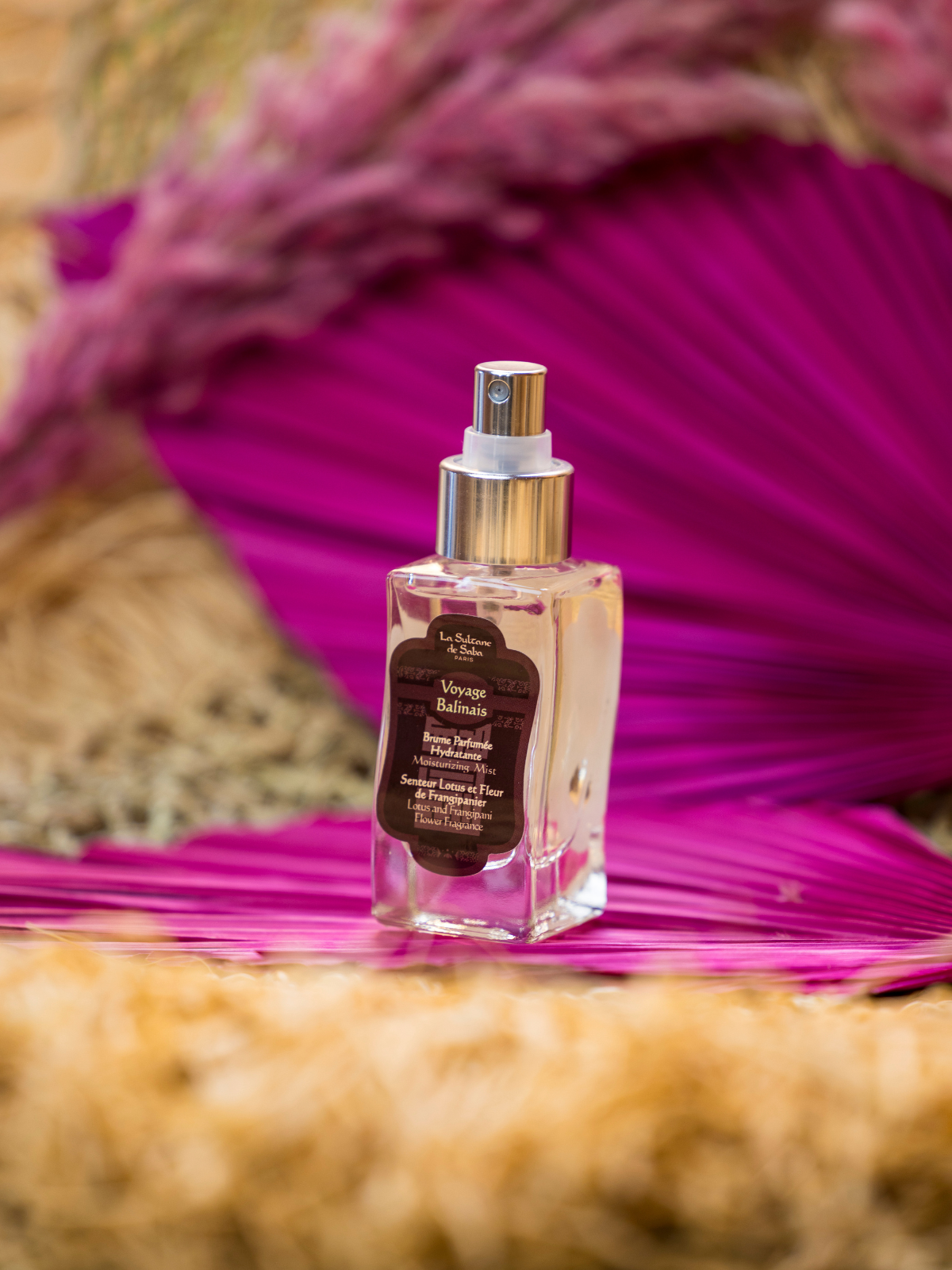 Brume Parfumée Hydratante 50 ml - Senteur Lotus et Fleur de Frangipanier