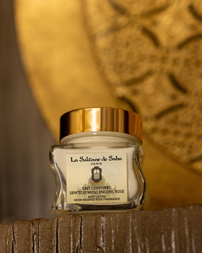 Lait Corporel  50 ml - Senteur Musc Encens Rose