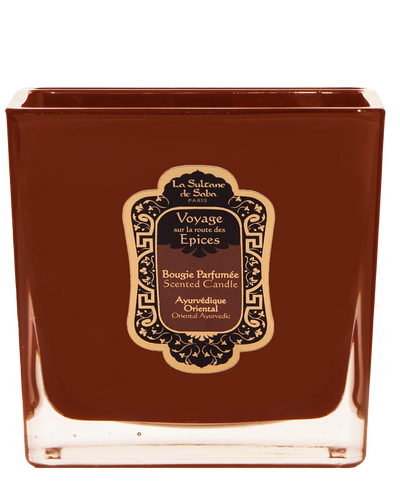 Candle - Oriental Ayurvedic Amber Vanilla Patchouli Fragrance