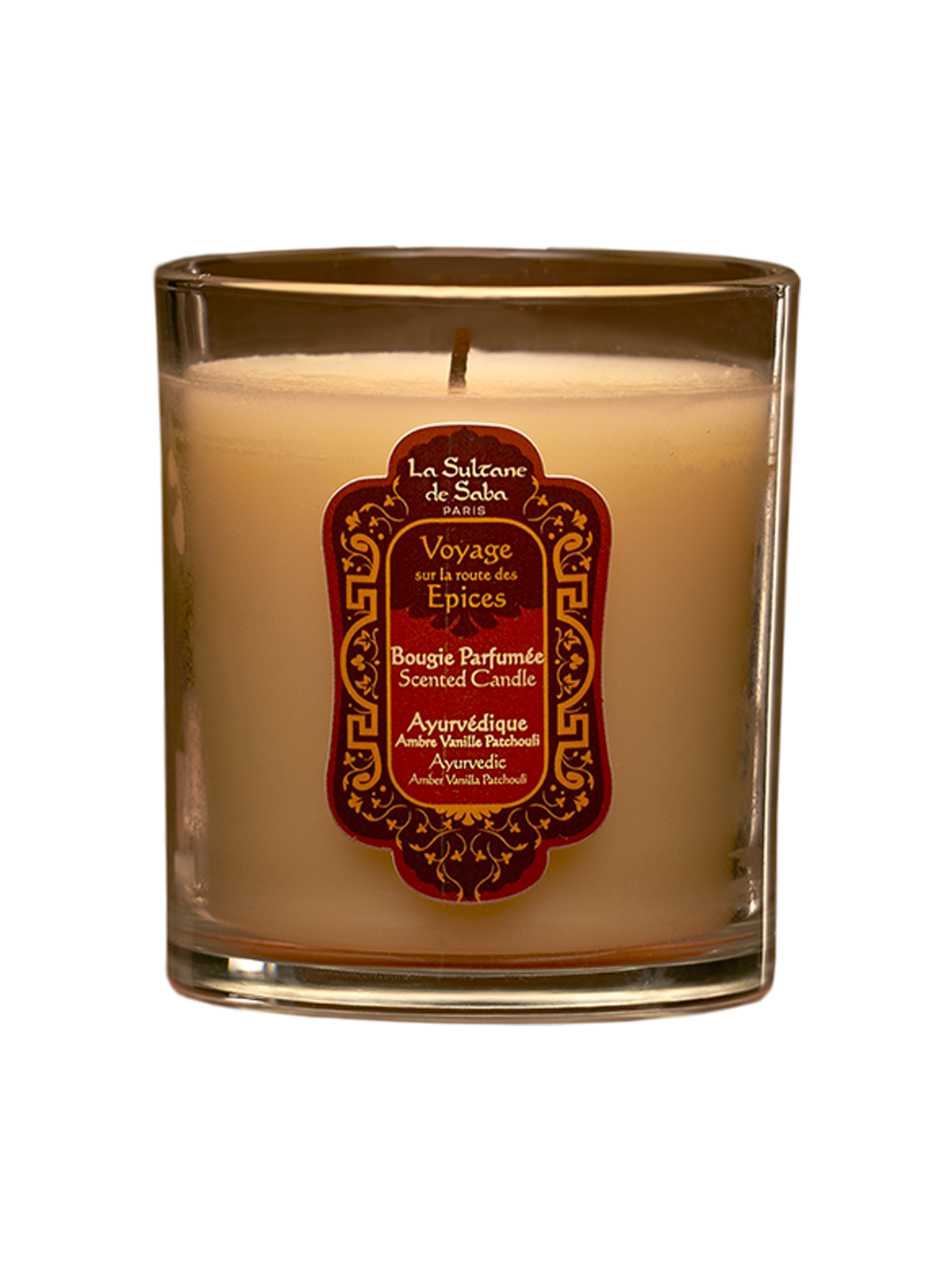 Candle - Oriental Ayurvedic Amber Vanilla Patchouli Fragrance