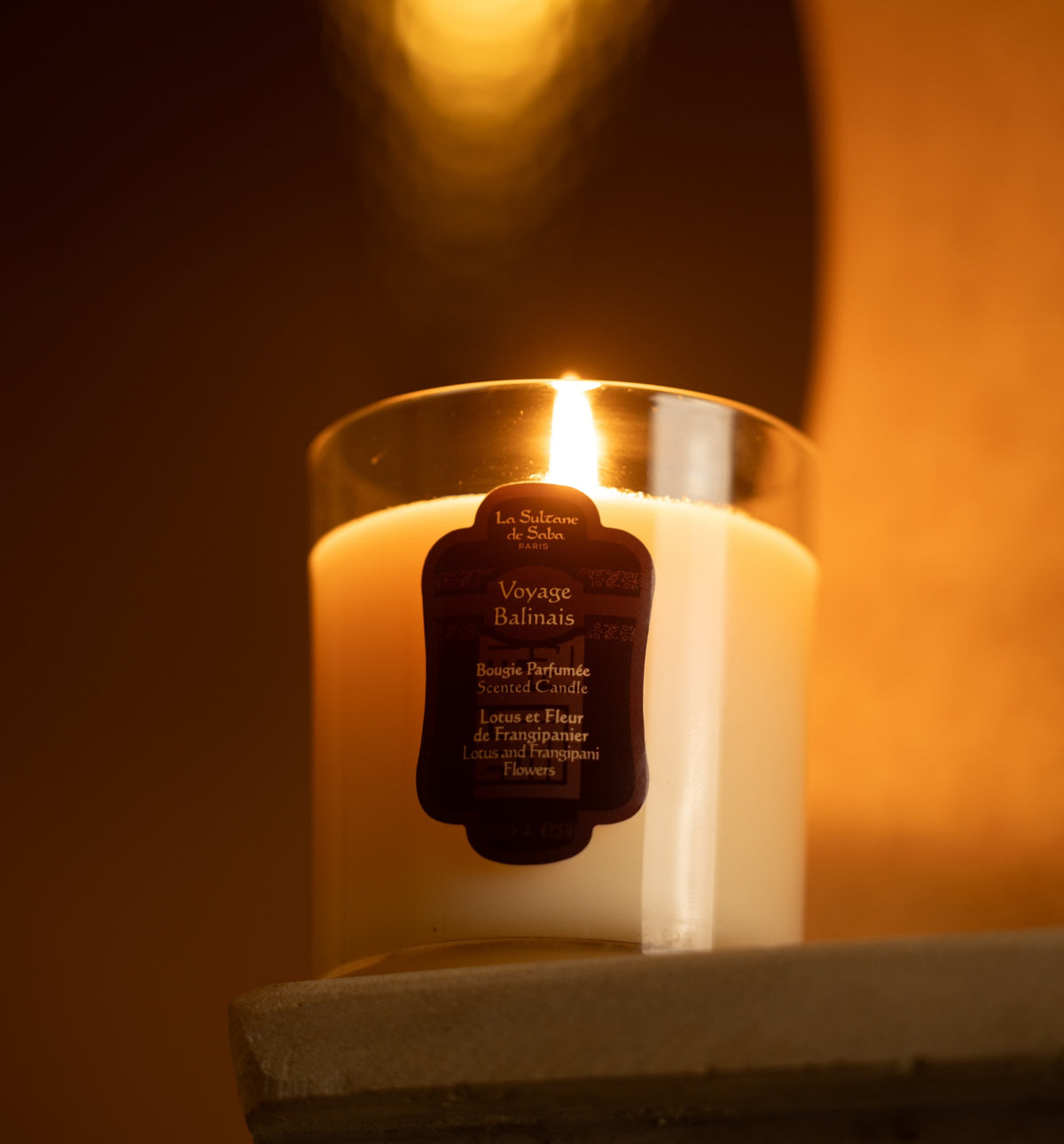Ambient Candle | Lotus & Frangipani Flower