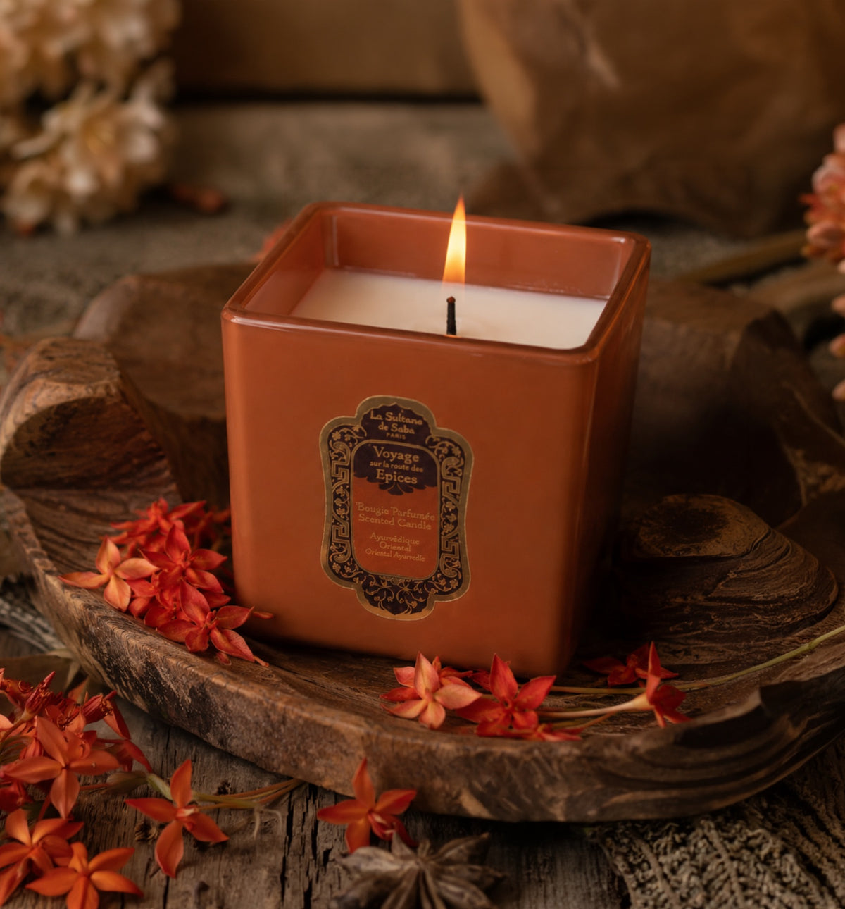 Bougie d’Ambiance 400g | Ayurvédique Oriental