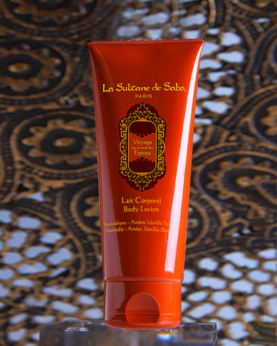 Body Lotion - Oriental Ayurvedic Amber Vanilla Patchouli Fragrance