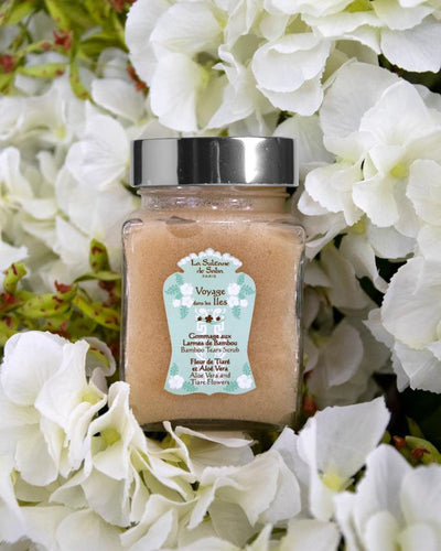 Gommage aux Larmes de Bambou Fleur de Tiaré et Aloe Vera La Sultane de Saba