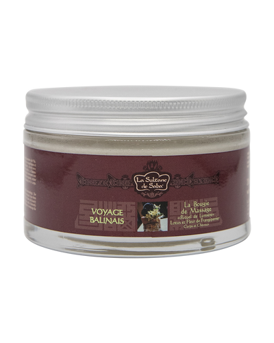 Massage Candle - Lotus & Frangipani Flower