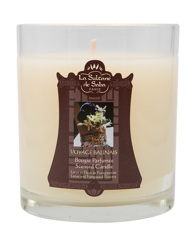 Candle -  Lotus and Frangipani Flower Fragrance