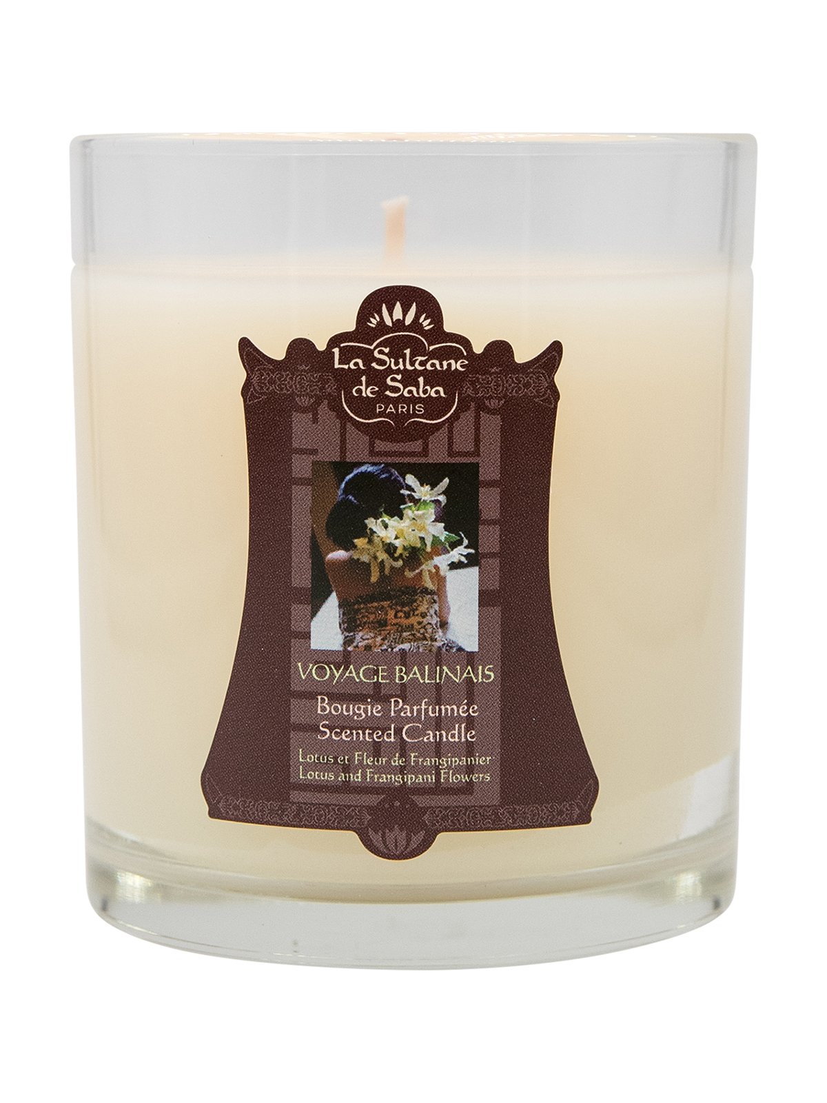 Candle -  Lotus and Frangipani Flower Fragrance