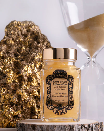Sublime Gold Night Balm - Cedarwood Patchouli Fragrance