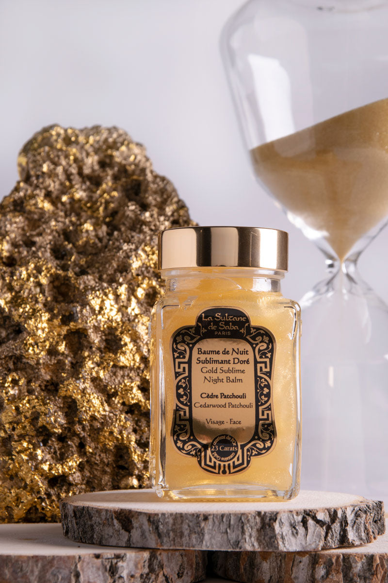 Sublime Gold Night Balm - Cedarwood Patchouli Fragrance