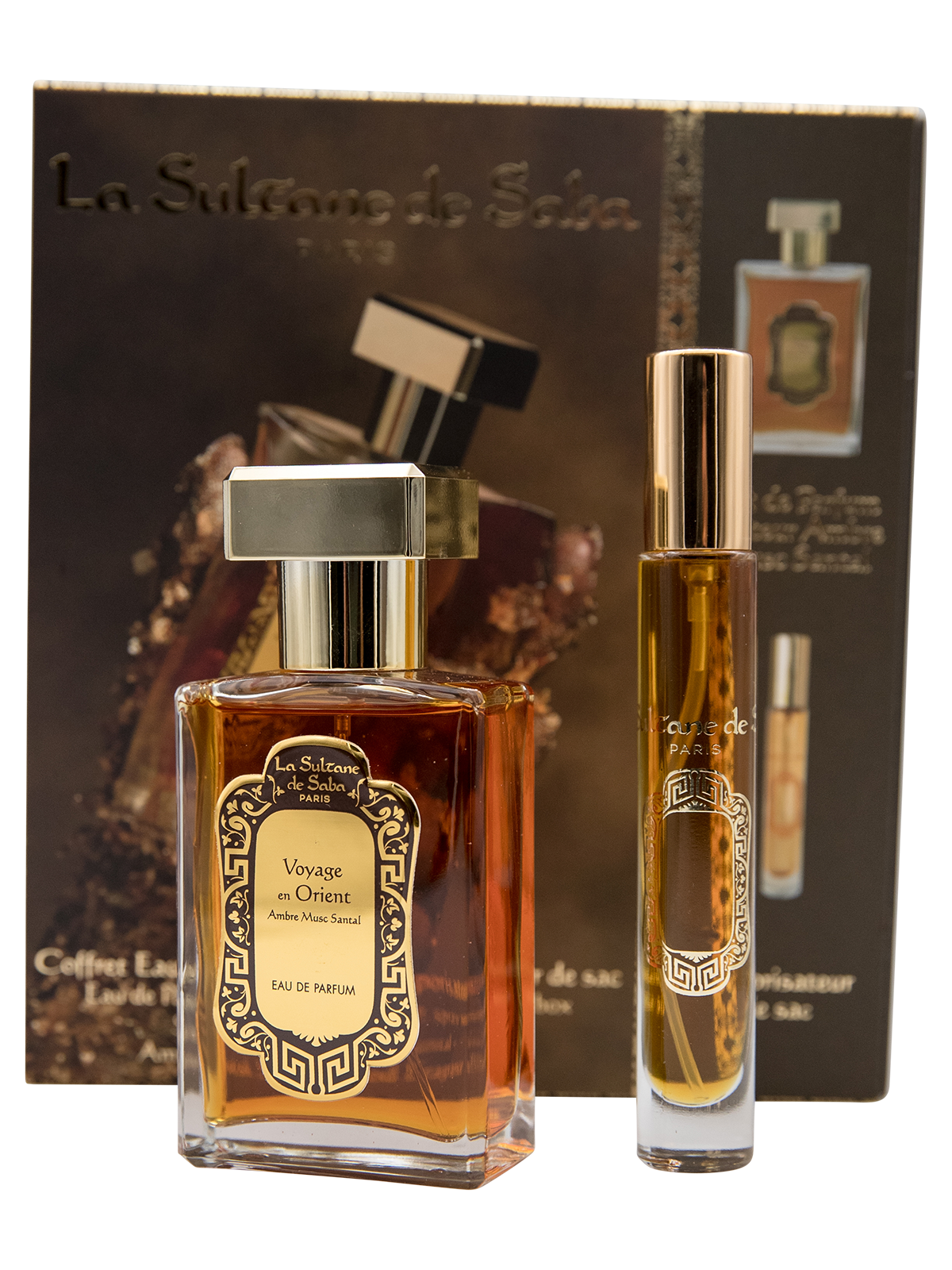 Perfume Gift Set - Amber Musk Sandalwood Fragrance