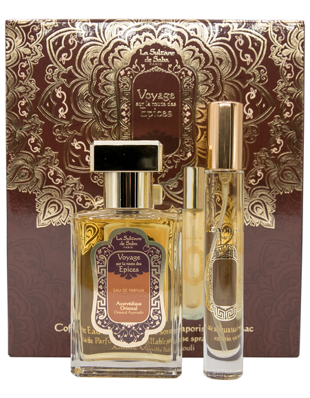 Perfume Gift Set - Oriental Ayurvedic Amber Vanilla Patchouli Fragrance