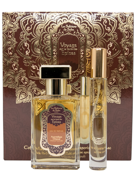 Perfume Gift Set - Oriental Ayurvedic Amber Vanilla Patchouli Fragrance
