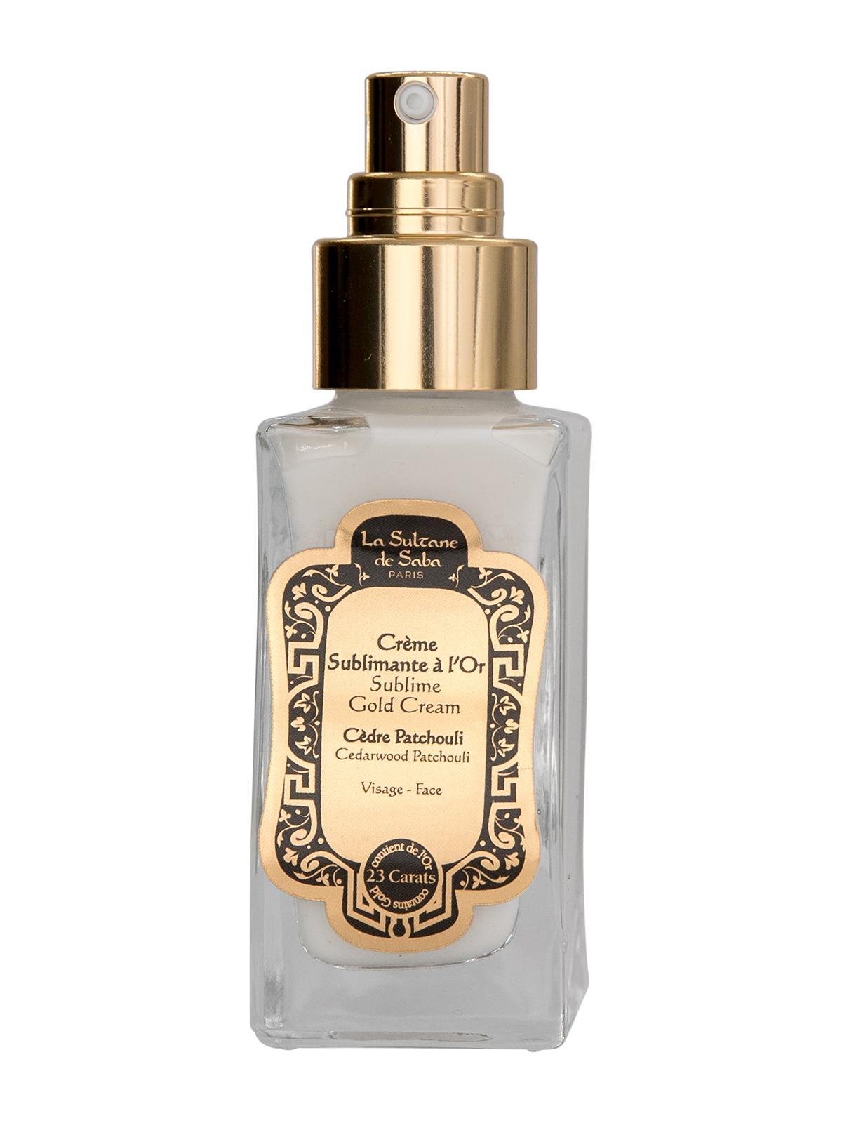 Sublime Gold Cream - Cedarwood Patchouli Fragrance