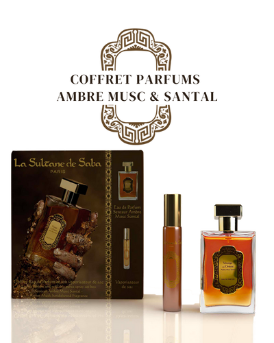 Perfume Gift Set - Amber Musk Sandalwood Fragrance