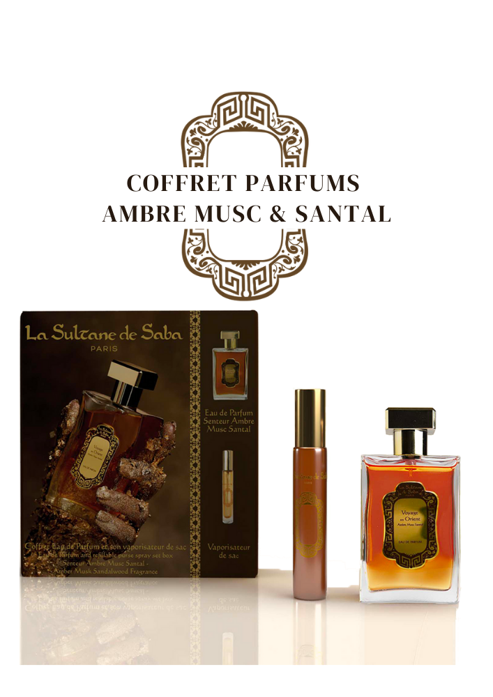 Perfume Gift Set - Amber Musk Sandalwood Fragrance