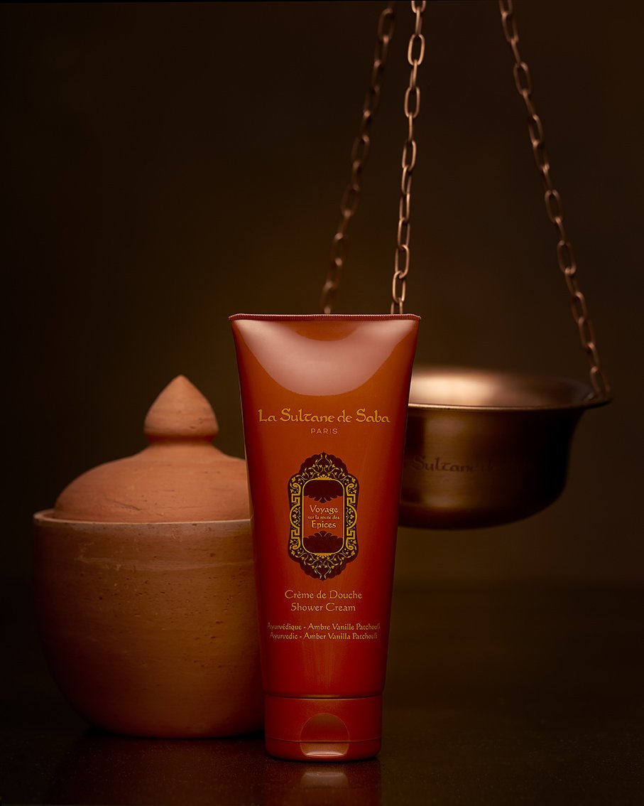 Shower Cream - Oriental Ayurvedic Amber Vanilla Patchouli Fragrance