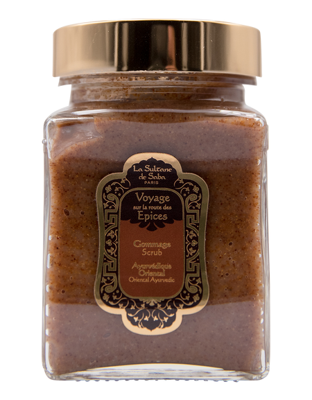 Body Scrub - Oriental Ayurvedic Amber Vanilla Patchouli Fragrance
