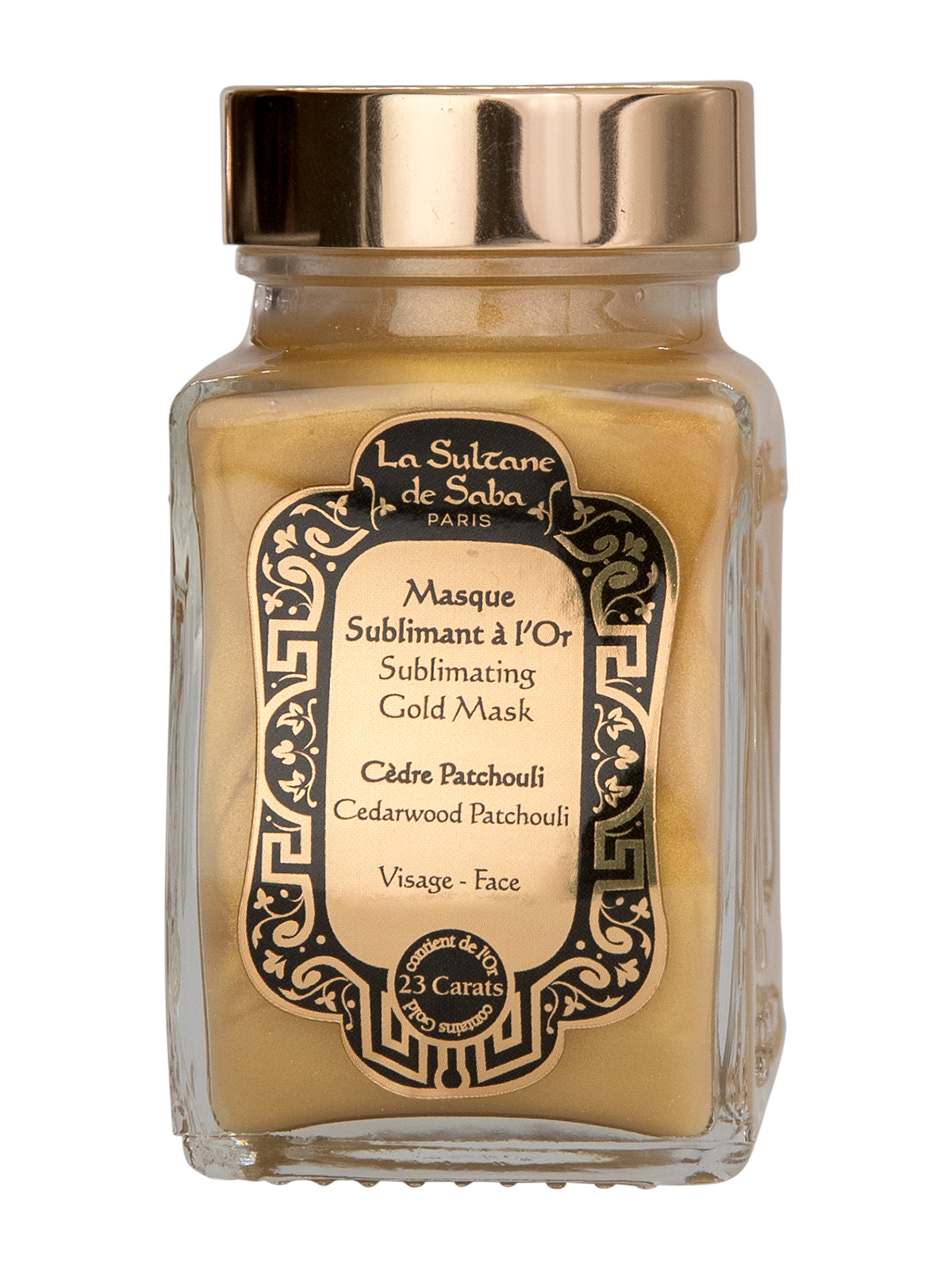Sublime Gold Mask - Cedarwood Patchouli Fragrance
