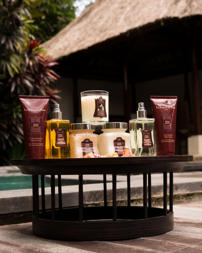 Body Gift Set - Lotus and Frangipani Flower Fragrance