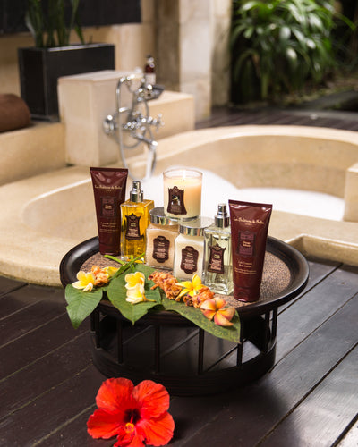 Body Gift Set - Lotus and Frangipani Flower Fragrance