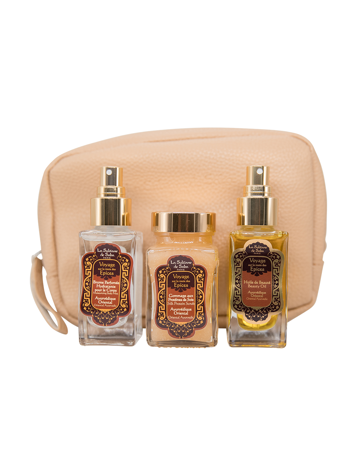 Body Gift Set - Oriental Ayurvedic Amber Vanilla Patchouli Fragrance