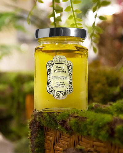 Exfoliating Salts - Ginger Green Tea Fragrance