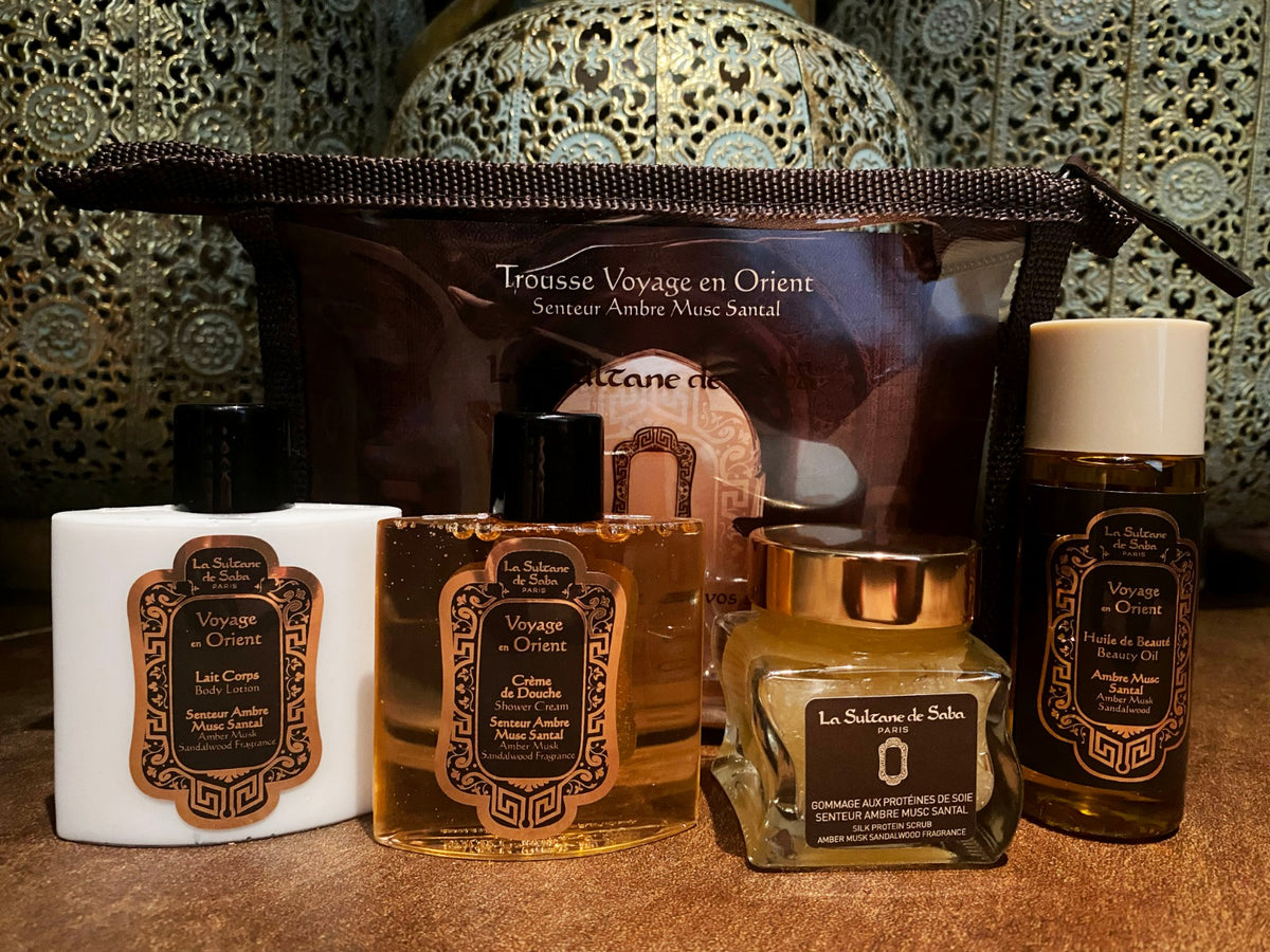 Body Gift Set Mini - Amber Musk Sandalwood Fragrance