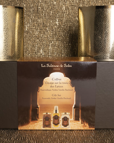 Body Gift Set - Oriental Ayurvedic - Amber Vanilla Patchouli Fragrance