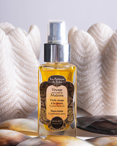 Carrot Face Oil - Jasmine and Tropical Flowers Fragrance