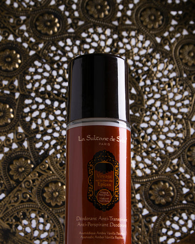 Anti-Perspirant Deodorant - Oriental Ayurvedic Amber Vanilla Patchouli Fragrance