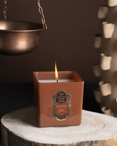 Candle - Oriental Ayurvedic Amber Vanilla Patchouli Fragrance